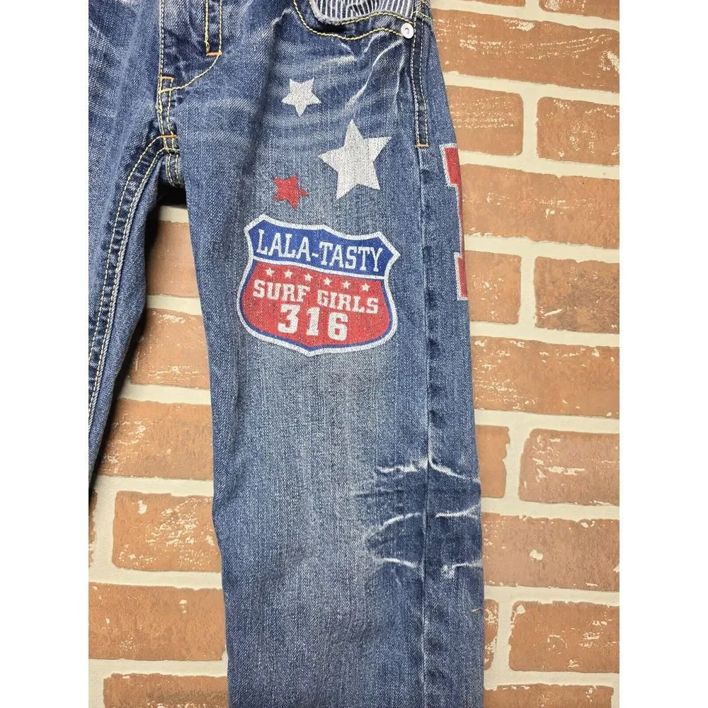 14 X‎ 26 Junior Y2k Skater Rock Jeans Stars And Stripes Northshore LTY Surfer